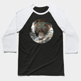 Kodiak Bear with Salmon Baseball T-Shirt